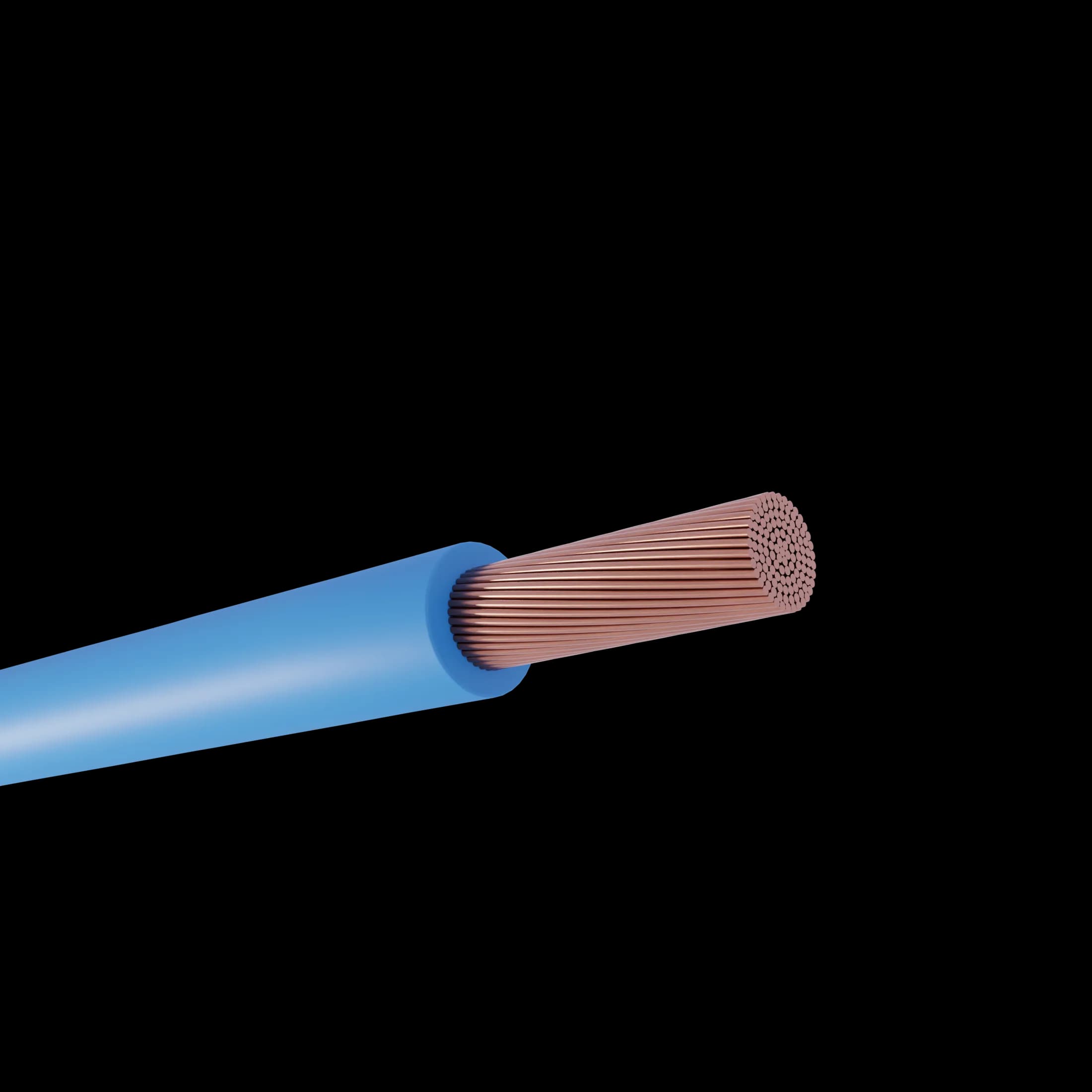 Niskonaponski savitljivi PVC izolovani bakarni provodnik (H05V-K · JUS P/F), uže klase 5, 300/500 V.