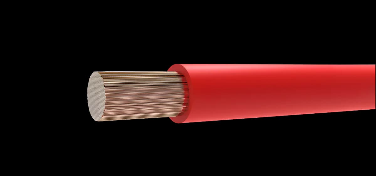 Niskonaponski savitljivi PVC izolovani bakarni provodnik za 90 °C (H07V2-K), uže klase 5, 450/750 V.