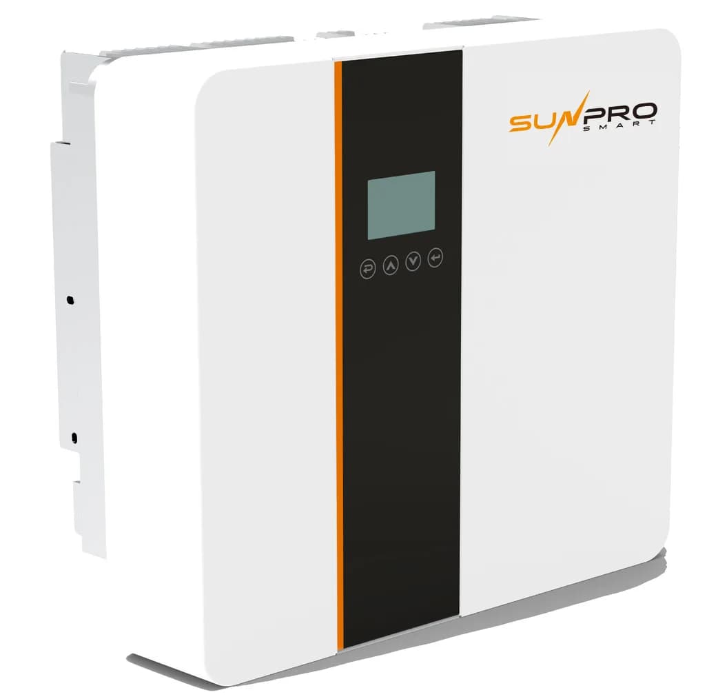 Serija jednofaznih hibridnih invertera 3–6 kW sa niskonaponskom baterijom (40–58 V), 2 MPPT ulaza i rezervnim (EPS) izlazom — 6 modela.